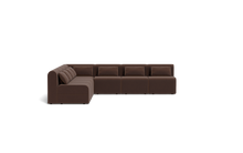 Load image into Gallery viewer, Atmosphere Sleeper Sofa & Sectional - Rounded Backrest - Chocolate