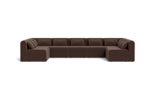 Load image into Gallery viewer, Atmosphere Sleeper Sofa & Sectional - Rounded Backrest - Chocolate