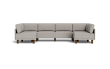 Load image into Gallery viewer, Luna - Sectional - Dream Grey - High Arms - Tall Legs