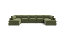 Load image into Gallery viewer, Ciello XL - Sectional - Cypress Green - Regular Arms