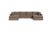 Load image into Gallery viewer, Ciello XL - Sectional - Mocha - Regular Arms