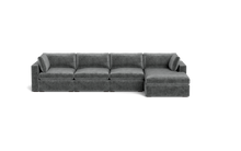 Load image into Gallery viewer, Ciello XL - Sofa - Basalt - Regular Arms