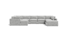 Load image into Gallery viewer, Ciello XL - Sectional - Limestone - Regular Arms