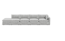 Load image into Gallery viewer, Ciello XL - Sofa - Limestone - Regular Arms