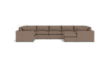Load image into Gallery viewer, Ciello XL - Sectional - Mocha - Regular Arms