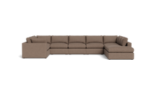 Load image into Gallery viewer, Ciello XL - Sectional - Mocha - Regular Arms