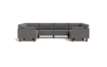 Load image into Gallery viewer, Luna - Sectional - Storm Grey - Low Arms - Tall Legs
