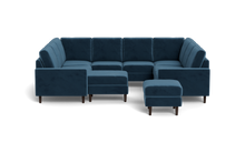 Load image into Gallery viewer, Altus - Sectional - Sapphire - Square Arms