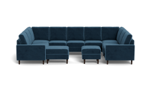 Load image into Gallery viewer, Altus - Sectional - Sapphire - Square Arms