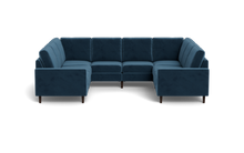 Load image into Gallery viewer, Altus - Sectional - Sapphire - Square Arms