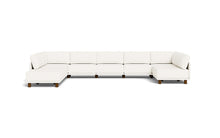 Load image into Gallery viewer, Luna - Sectional - Snowdrift - High Arms - Low Legs