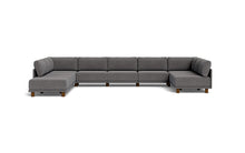 Load image into Gallery viewer, Luna - Sectional - Storm Grey - High Arms - Low Legs