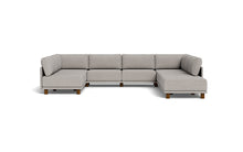 Load image into Gallery viewer, Luna - Sectional - Dream Grey - High Arms - Low Legs