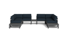 Load image into Gallery viewer, Mistral - Sectional - Pebble - Block - Cool Water