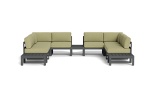 Load image into Gallery viewer, Mistral - Sectional - Pebble - Block - Fern