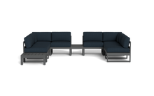 Load image into Gallery viewer, Mistral - Sectional - Pebble - Block - Cool Water