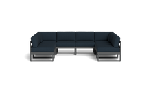 Load image into Gallery viewer, Mistral - Sectional - Pebble - Block - Cool Water