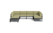 Load image into Gallery viewer, Mistral - Sectional - Pebble - Block - Fern