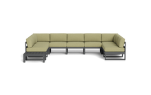 Load image into Gallery viewer, Mistral - Sectional - Pebble - Block - Fern