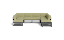 Load image into Gallery viewer, Mistral - Sectional - Pebble - Block - Fern