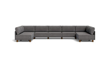 Load image into Gallery viewer, Luna - Sectional - Storm Grey - High Arms - Low Legs