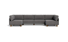 Load image into Gallery viewer, Luna - Sectional - Storm Grey - High Arms - Low Legs