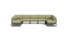 Load image into Gallery viewer, Mistral - Sectional - Pebble - Block - Fern