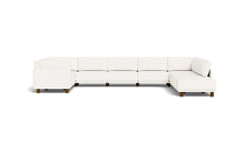 Load image into Gallery viewer, Luna - Sectional - Snowdrift - High Arms - Low Legs