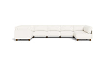 Load image into Gallery viewer, Luna - Sectional - Snowdrift - High Arms - Low Legs
