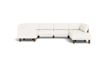 Load image into Gallery viewer, Luna - Sectional - Snowdrift - Low Arms - Tall Legs