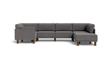 Load image into Gallery viewer, Luna - Sectional - Storm Grey - Low Arms - Tall Legs