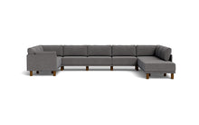 Load image into Gallery viewer, Luna - Sectional - Storm Grey - Low Arms - Tall Legs