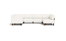 Load image into Gallery viewer, Luna - Sectional - Snowdrift - Low Arms - Tall Legs
