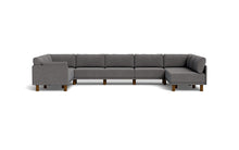 Load image into Gallery viewer, Luna - Sectional - Storm Grey - Low Arms - Tall Legs