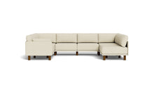 Load image into Gallery viewer, Luna - Sectional - Sunset Beige - Low Arms - Tall Legs