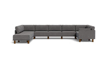 Load image into Gallery viewer, Luna - Sectional - Storm Grey - Low Arms - Tall Legs