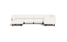 Load image into Gallery viewer, Luna - Sectional - Snowdrift - Low Arms - Tall Legs
