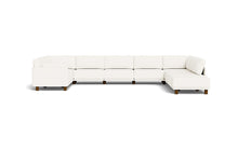 Load image into Gallery viewer, Luna - Sectional - Snowdrift - Low Arms - Low Legs