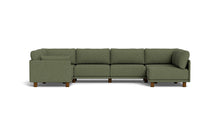 Load image into Gallery viewer, Luna - Sectional - Moss Green - Low Arms - Low Legs