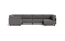 Load image into Gallery viewer, Luna - Sectional - Storm Grey - Low Arms - Low Legs