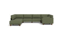 Load image into Gallery viewer, Luna - Sectional - Moss Green - Low Arms - Low Legs