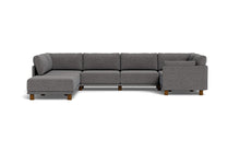 Load image into Gallery viewer, Luna - Sectional - Storm Grey - Low Arms - Low Legs