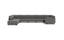 Load image into Gallery viewer, Luna - Sectional - Storm Grey - Low Arms - Low Legs