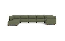 Load image into Gallery viewer, Luna - Sectional - Moss Green - High Arms - Low Legs