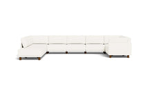 Load image into Gallery viewer, Luna - Sectional - Snowdrift - High Arms - Low Legs