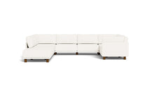 Load image into Gallery viewer, Luna - Sectional - Snowdrift - High Arms - Low Legs