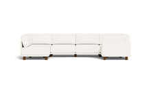 Load image into Gallery viewer, Luna - Sectional - Snowdrift - High Arms - Low Legs
