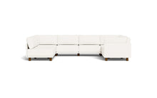 Load image into Gallery viewer, Luna - Sectional - Snowdrift - High Arms - Low Legs
