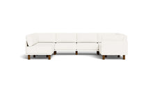 Load image into Gallery viewer, Luna - Sectional - Snowdrift - High Arms - Tall Legs