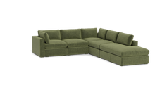 Load image into Gallery viewer, Ciello XL - Sectional - Cypress Green - Regular Arms
